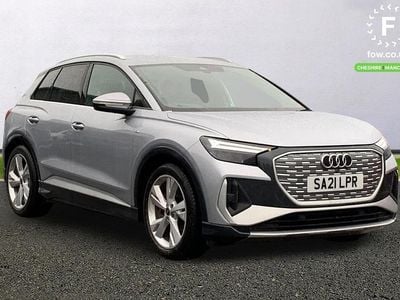 Silver Used 2021 Audi Q4 e-tron S-Line SUV | £19,399 (Good price)