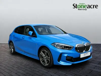 Used BMW 118 M Sport 134 HP (98 kW) 2024 Blue Hatchback