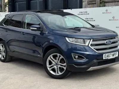 Used Ford Edge Titanium 210 HP (154 kW) 2017 Blue SUV