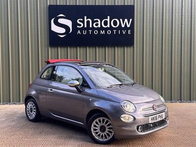 Grey Used 2016 Fiat 500 Lounge Cabriolet | £8,695 (Good price)
