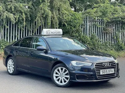 Used Audi A6 Design 190 HP (139 kW) 2015 Blue Sedan