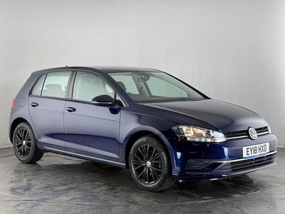 Blue Used 2018 VW Golf VII SE Hatchback | £12,950 (Good price)
