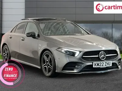 Begagnad Mercedes A200 AMG line 150 HK (110 kW) 2022 Grå Sedan