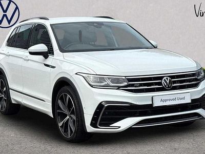 White Used 2022 VW Tiguan R-line SUV | £28,514 (Fair price)