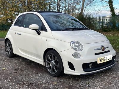 White Used 2016 Abarth 500C Cabriolet | £7,850 (A bit pricey)