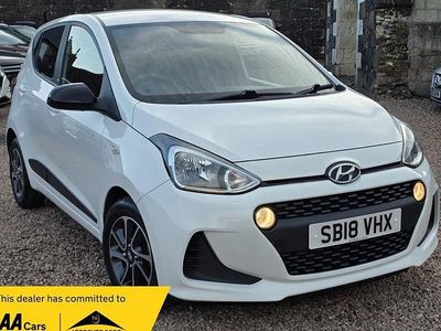 White Used 2018 Hyundai i10 GO! Hatchback | £5,650 (Fair price)