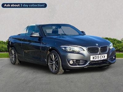 Grey Used 2019 BMW 218 Sport Line Cabriolet | £13,400 (Good price)