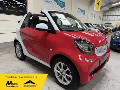 Used Smart ForTwo Cabrio Passion 2017 Red Cabriolet