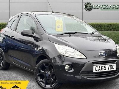 Black Used 2016 Ford Ka Zetec Hatchback | £5,495 (Fair price)