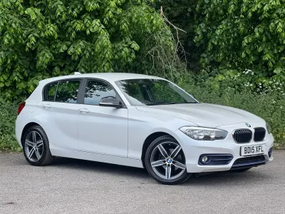 Usado BMW 118 Sport Line 136 HP (100 kW) 2015 Branco Citadino