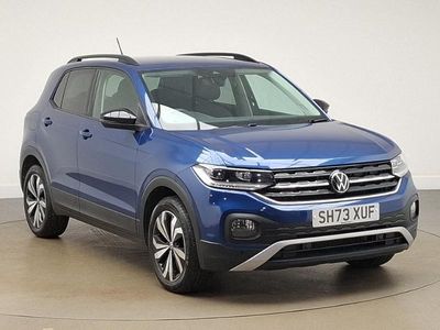 Used VW T-Cross Black Edition 110 HP (80 kW) 2023 Blue SUV