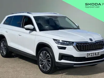 Used Skoda Kodiaq SE L Executive 150 HP (110 kW) 2023 White SUV