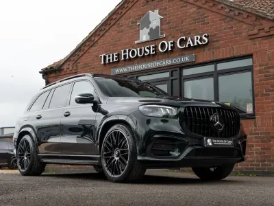 Begagnad Mercedes GLS450 AMG Line Premium Plus 2024 Grön SUV