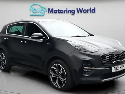 Used Kia Sportage GT-Line 177 HP (130 kW) 2021 Black SUV