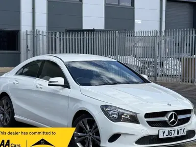 Used Mercedes CLA180 2017 White Coupe