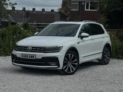 Used VW Tiguan R-line 150 HP (110 kW) 2018 White SUV