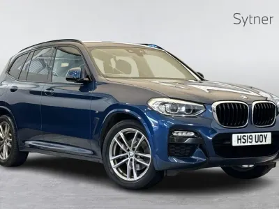 Used BMW X3 M Sport 192 HP (141 kW) 2019 Blue SUV