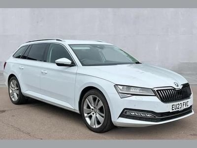 Used Skoda Superb SE L 150 HP (110 kW) 2023 White Estate