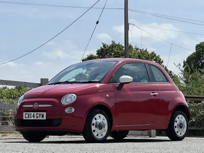 Used Fiat 500 69 HP (50 kW) 2014 Red Hatchback