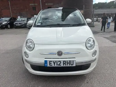 Used Fiat 500 Lounge 69 HP (50 kW) 2012 White Hatchback