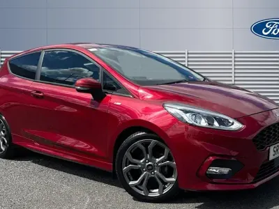 Second-hand Ford Fiesta ST-Line X 101 CP (74 kW) 2018 Roșu Hatchback