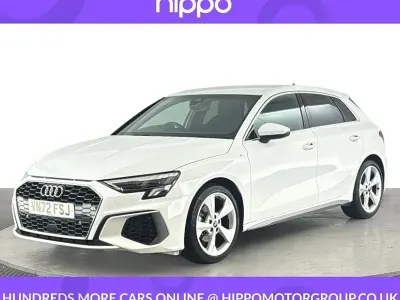 Used Audi A3 S-Line 110 HP (80 kW) 2022 White Sedan