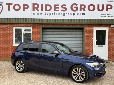Usado BMW 118 Sport Line 2017 Azul Citadino