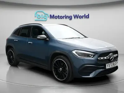 Used Mercedes GLA250 AMG line 215 HP (158 kW) 2022 Blue SUV