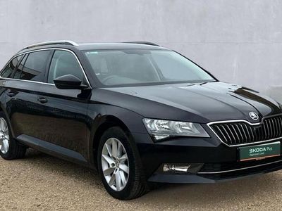 Used Skoda Superb SE Technology 150 HP (110 kW) 2019 Black magic pearlescent Estate