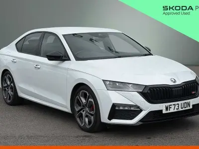 Used Skoda Octavia vRS 245 HP (180 kW) 2023 Moon white metallic Hatchback