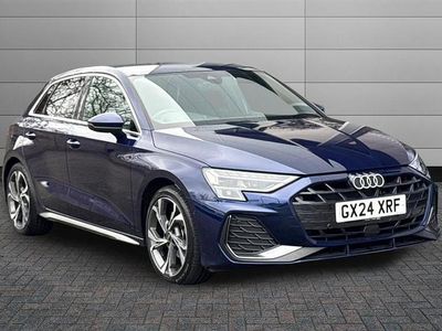 Used Audi A3 S-Line 150 HP (110 kW) 2024 Blue Hatchback