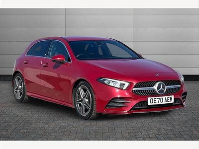 Used Mercedes A180 AMG Line Premium 136 HP (100 kW) 2020 Red Hatchback