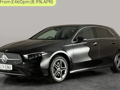 Used Mercedes A250 AMG line 218 HP (160 kW) 2024 Black Hatchback