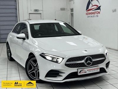 Used Mercedes A200 AMG line 2018 White Hatchback