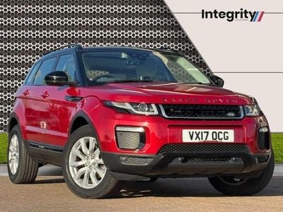 Red Used 2017 Land Rover Range Rover evoque SE Estate | £11,495 (Good price)