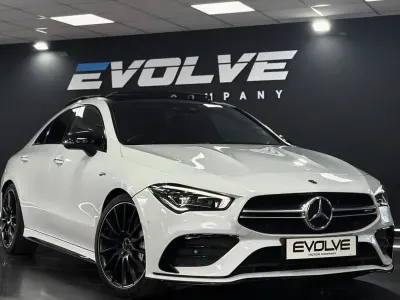 Used Mercedes CLA35 AMG Premium Plus 2021 White Coupe