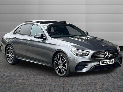 Used Mercedes E400 AMG line 330 HP (242 kW) 2022 Selenite grey Sedan