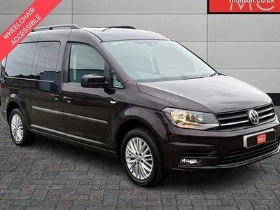 Used VW Caddy Maxi Life Life 101 HP (74 kW) 2018 Mauve/purple MPV