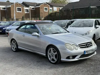 Used Mercedes CLK280 2007 Silver Cabriolet