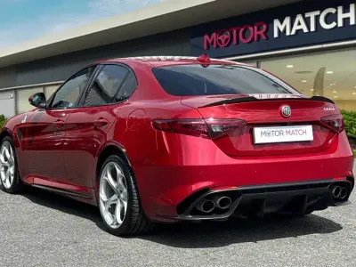 Used Alfa Romeo Giulia Saloon Quadrifoglio 2018 Red Sedan