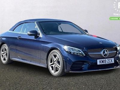 Begagnad Mercedes C220 Active 200 HK (147 kW) 2019 Blå Cab