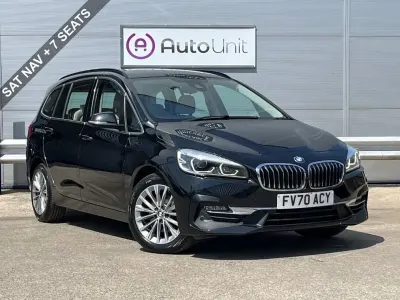 Begagnad BMW 218 Luxury Line 140 HK (102 kW) 2020 Svart Minibuss