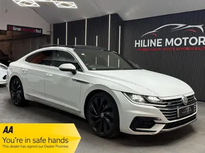 Used VW Arteon R-line 190 HP (139 kW) 2019 White Hatchback