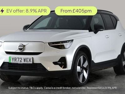 White Used 2022 Volvo XC40 Ultimate SUV | £25,462 (Fair price)