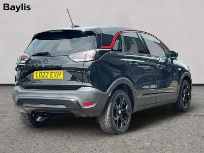 Used Vauxhall Crossland GS Line 128 HP (94 kW) 2022 Black SUV
