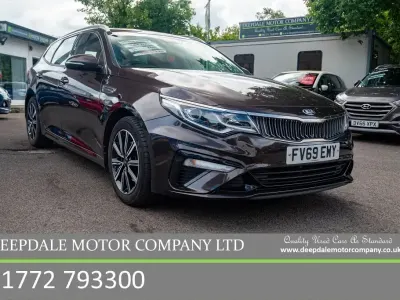 Used Kia Optima 136 HP (100 kW) 2019 Brown Estate