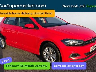 Used VW Polo SE 65 HP (47 kW) 2019 Red Hatchback
