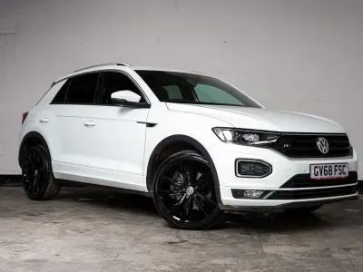 Used VW T-Roc R-line 115 HP (84 kW) 2018 White SUV