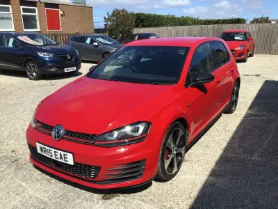 Used VW Golf VII GTI 2015 Red Hatchback