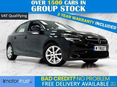 Used Vauxhall Corsa Design Edition 100 HP (73 kW) 2023 Black Hatchback